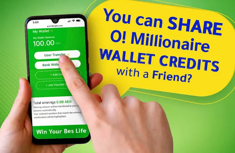 share omillionaire credits
