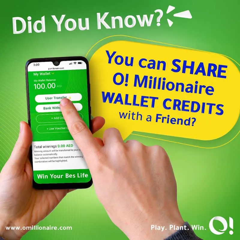 share omillionaire credits
